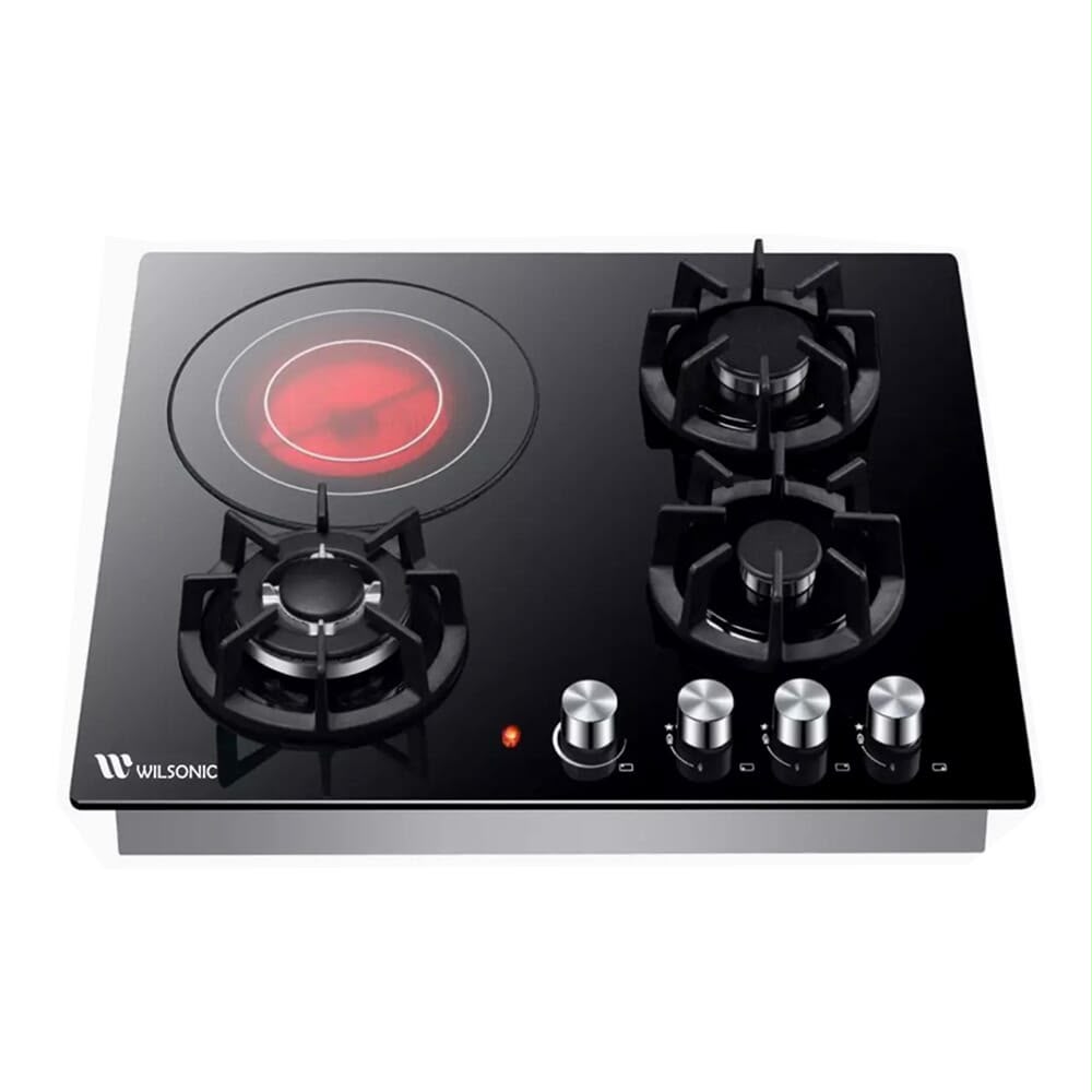 Wilsonic hybrid gas and electric hob